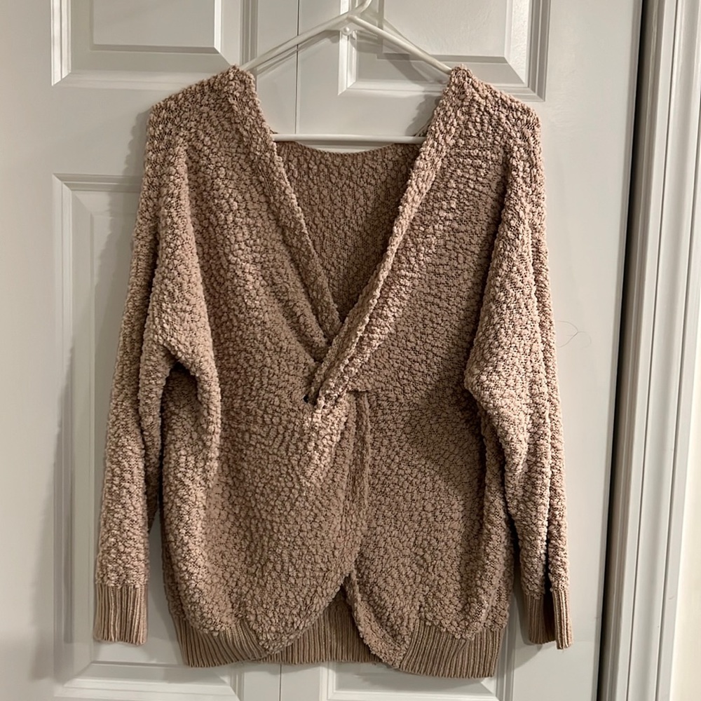 V neck sweater